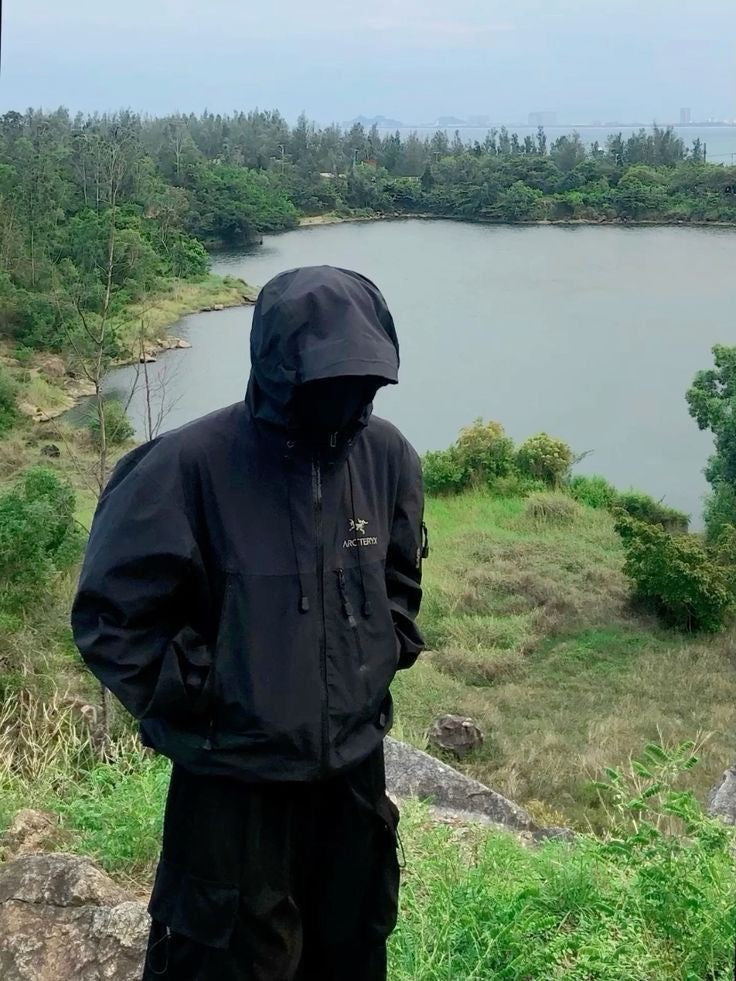 Arc'teryx Black Waterproof Jacket