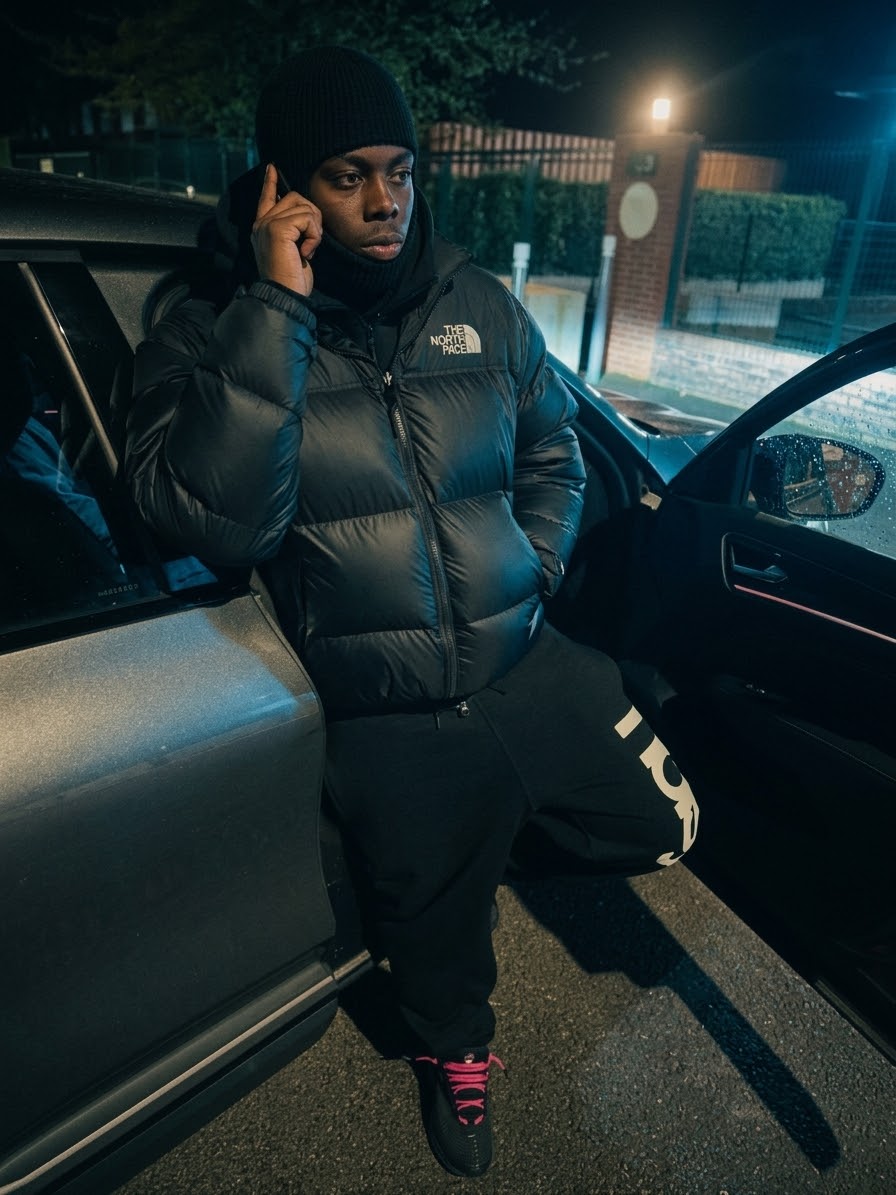 The North Face Black Nuptse Puffer Jacket