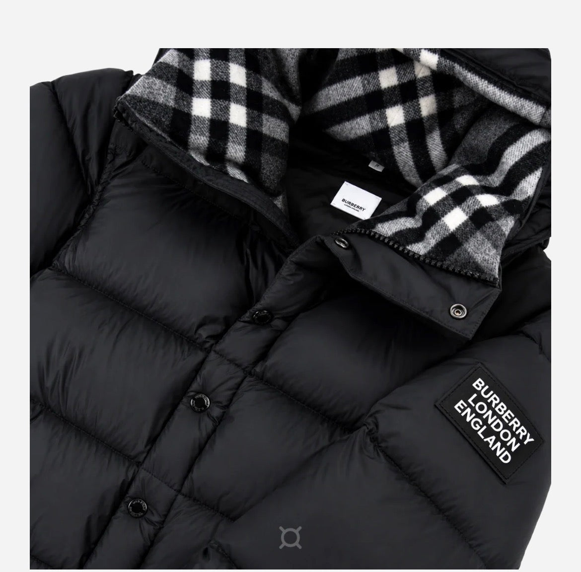 Burberry Black Puffer Jacket
