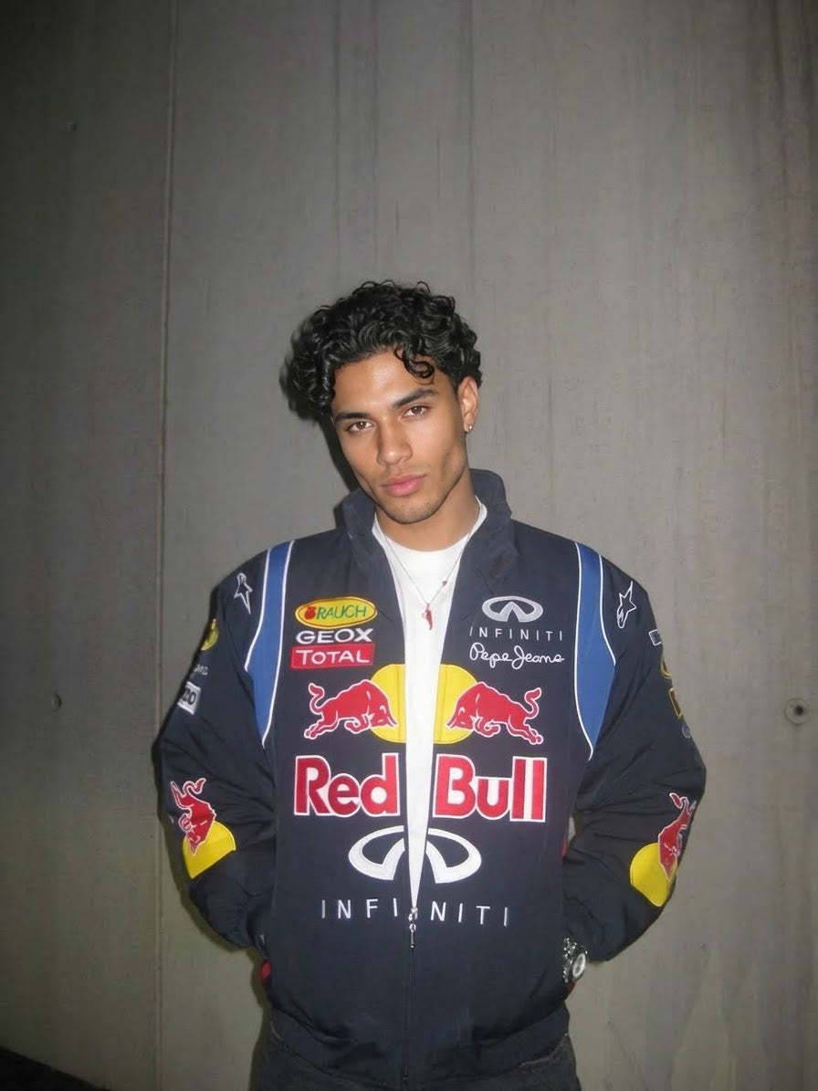 Red Bull Racing Vintage F1 Racing Jacket