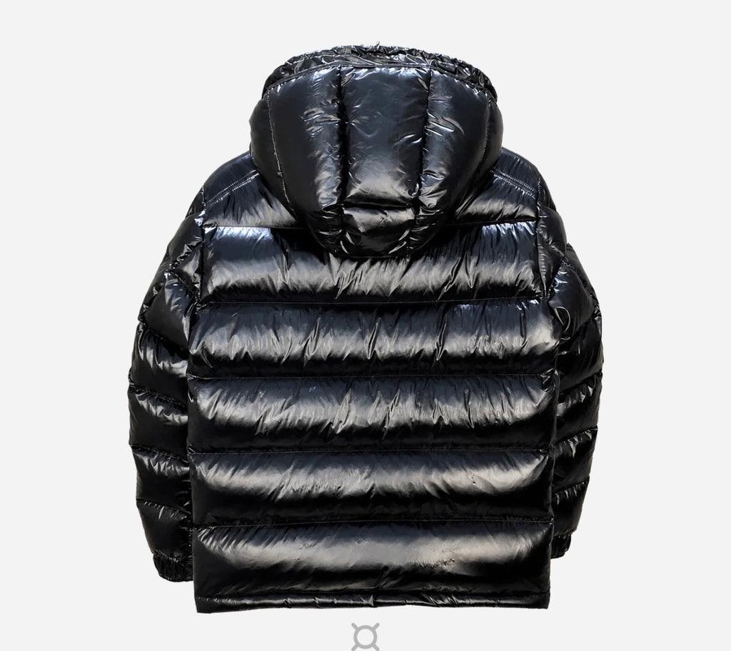 Moncler Shiny Black Puffer Jacket