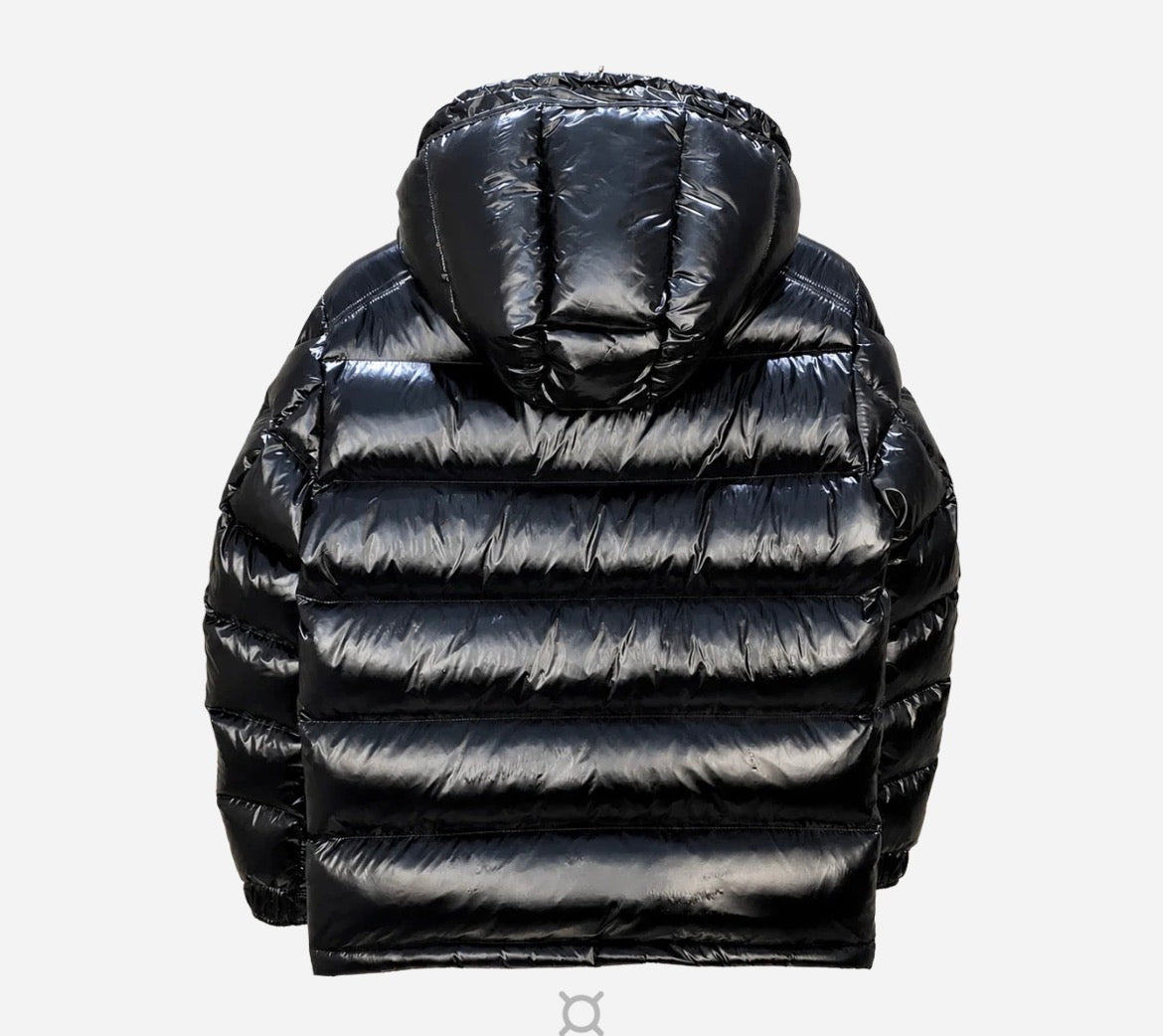 Moncler Shiny Black Puffer Jacket
